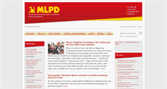 Desktop Screenshot of mlpd-gelsenkirchen.de