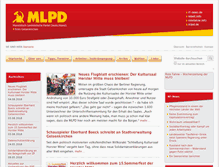 Tablet Screenshot of mlpd-gelsenkirchen.de